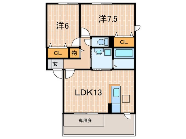 フェアリ－北館の物件間取画像